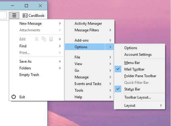 thunderbird setup process